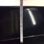 Measurement reading approximately 3 7/8 in drawer depth