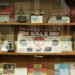 Shelves of typewriter ephemera